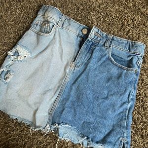 Zara Girls Two Toned Denim‎ Skirt